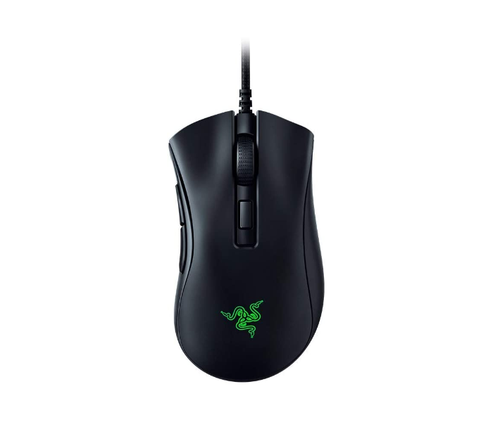 Razer DeathAdder v2 Mini Gaming Mouse with Anti-Slip Mouse Grip Tape - Black - Zoom Image 1