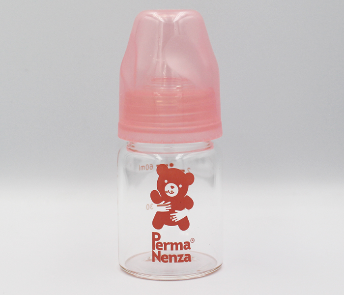 Permanenza PRHSL 60ml Standard Neck Glass Bottle - Pink - Zoom Image