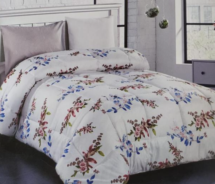 Roman 3 Pcs Comforter Fitted Sheet and Pillow Case - Floral - Zoom Image