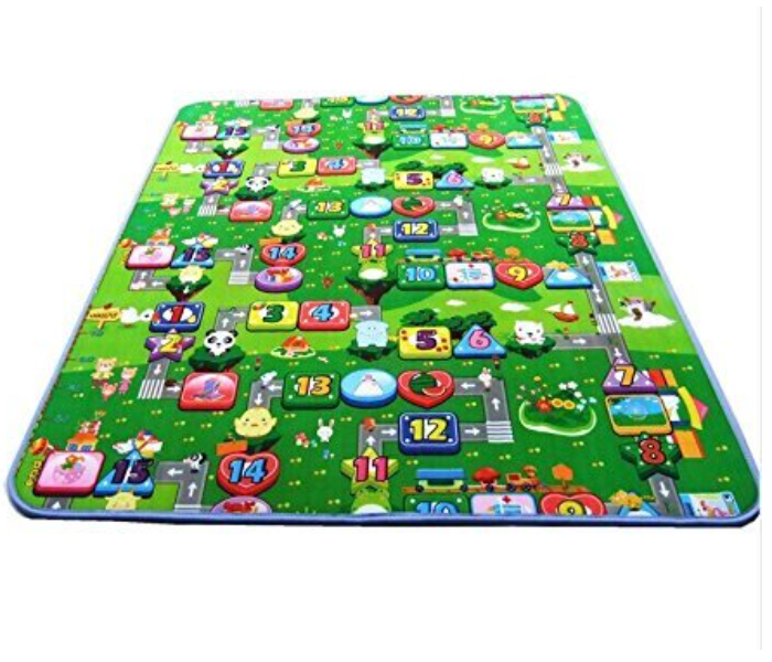 Baby Crawling 200cm x 180 cmm x 0.5cm Waterproof Double Side Play mat Come with Different Colorful Designs and Flexible and Soft - Zoom Image 3