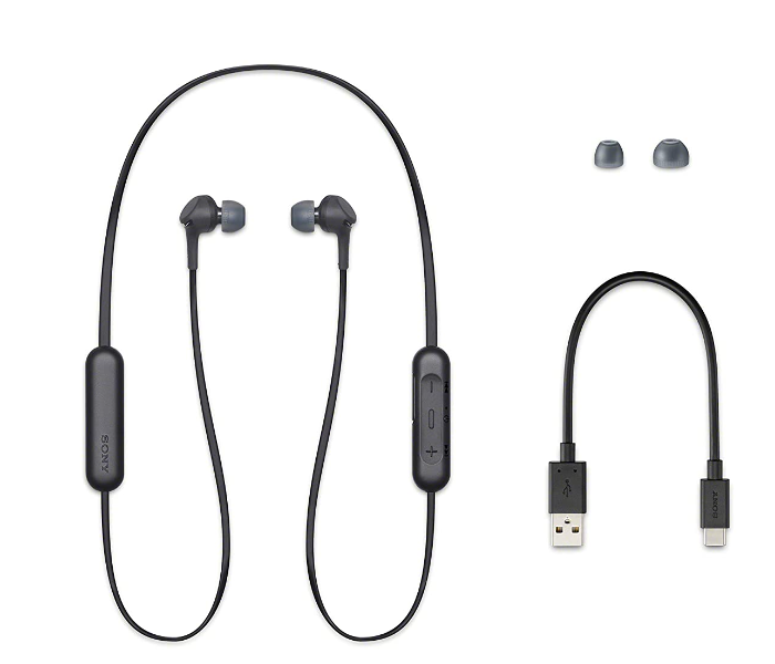 Sony WI-XB400 Wireless Extra Bass In-Ear Headphones Bluetooth Ver 5.0 Headset With Mic For Phone Calls - Black - Zoom Image 4