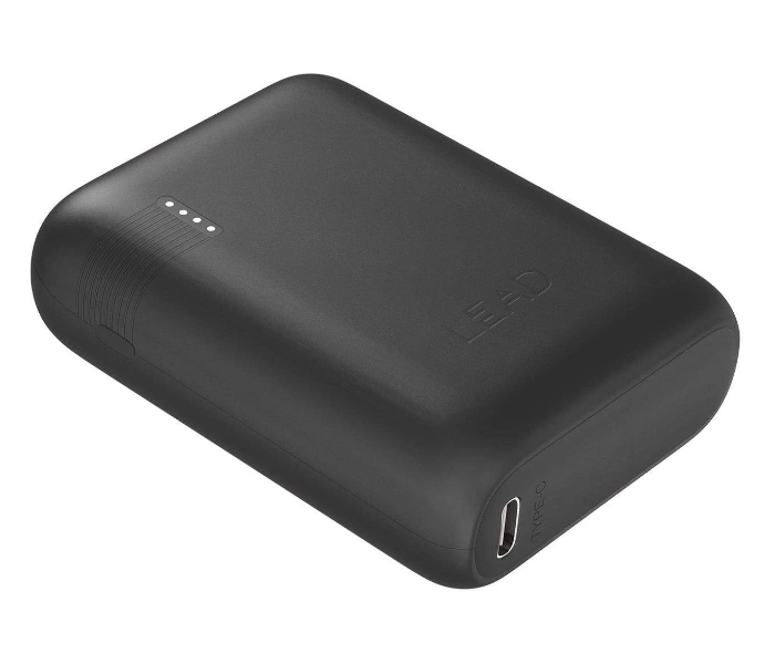 Lead LP01 10000 mAh Mini Power Bank - Black  - Zoom Image 1