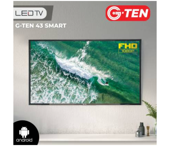 G Ten 43 Inch FHD Smart LED TV - Black - Zoom Image 4