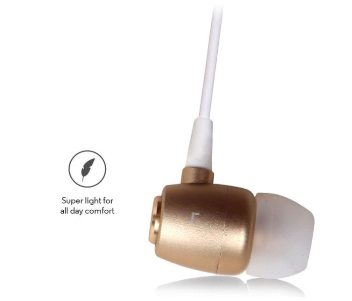 Motorola Metal Earbuds In-Ear Headset- Gold - Zoom Image 2