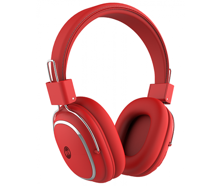 Microdigit MD333T Premium Wireless Stereo Headphone - Red - Zoom Image 3