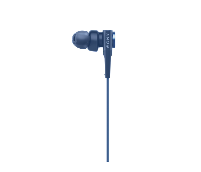 Sony MDR-XB55AP Wired Extra Bass In-Ear Headphones With Mic For Phone Calls - Blue - Zoom Image 2