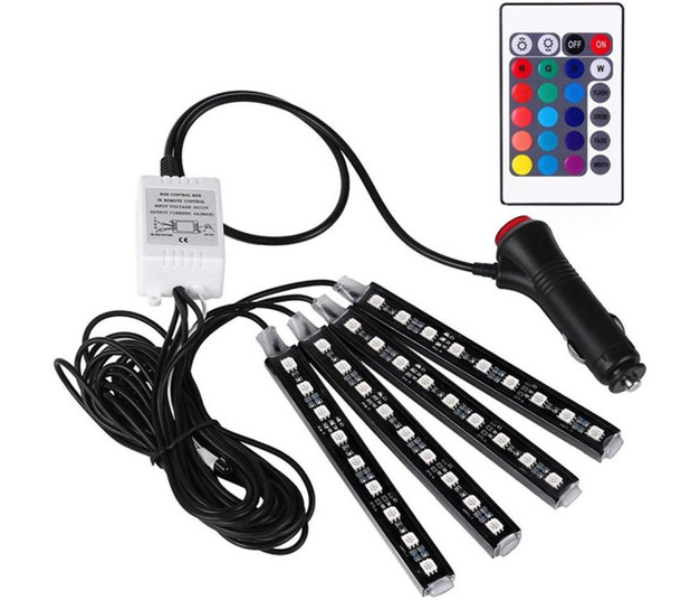 12V LED Car Interior Lights with Wireless Remote Control - Zoom Image