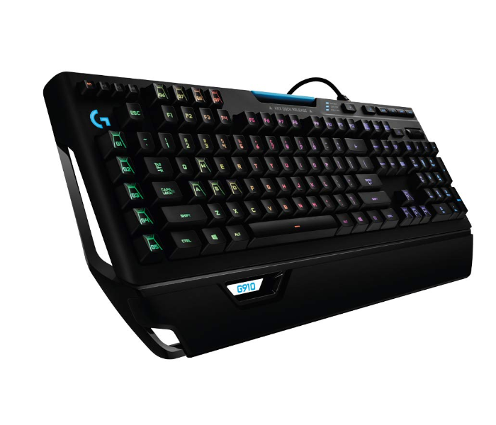 Logitech G910 Orion Spectrum RGB Mechanical Gaming Keyboard - Black - Zoom Image 1