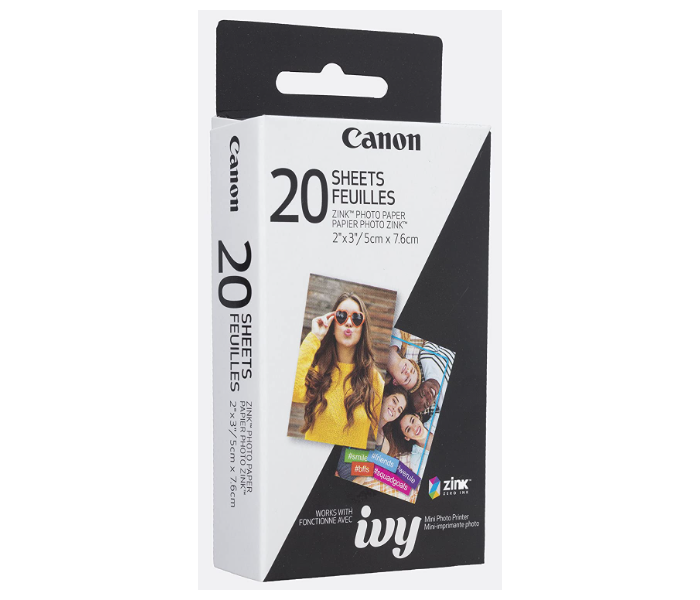 Canon ZP-2030 20 Sheets Zink Photo Paper Pack - Zoom Image 2