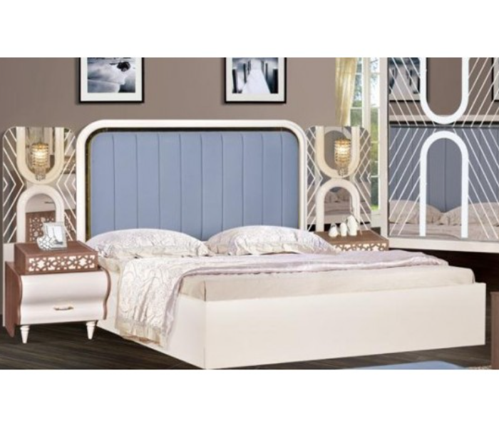 Nephrin Bedroom Set with Drawer Wardrobe - Wood - Zoom Image 3