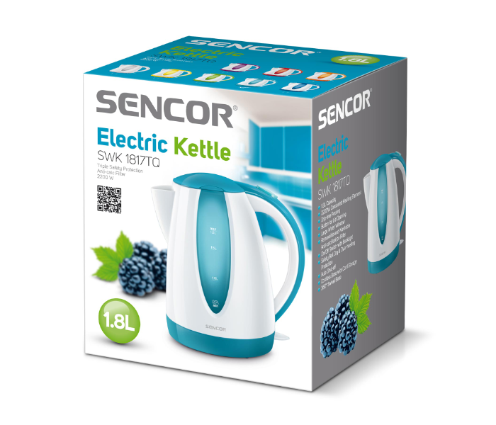 Sencor SWK 1817TQ 1.8 Litres Electric Kettle - Blue - Zoom Image 2