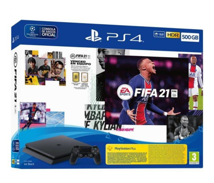 PS4 Console 500GB With FIFA 21 Edition - Zoom Image