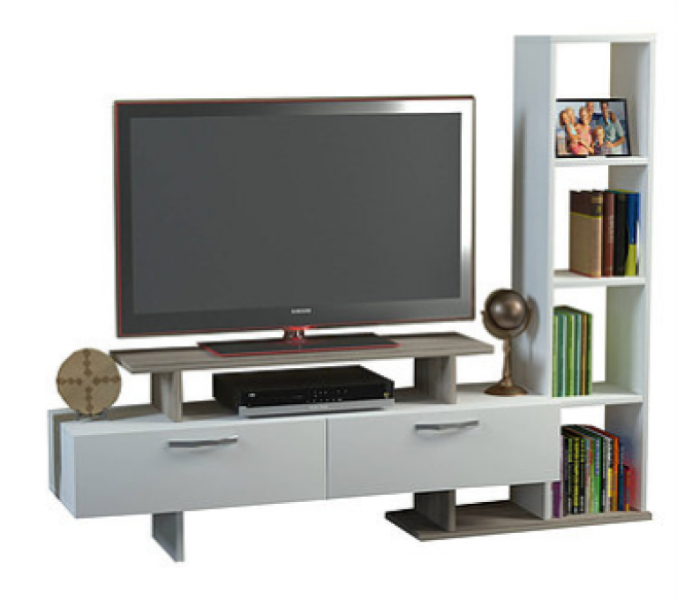 Minel TV Table - White - Zoom Image 4