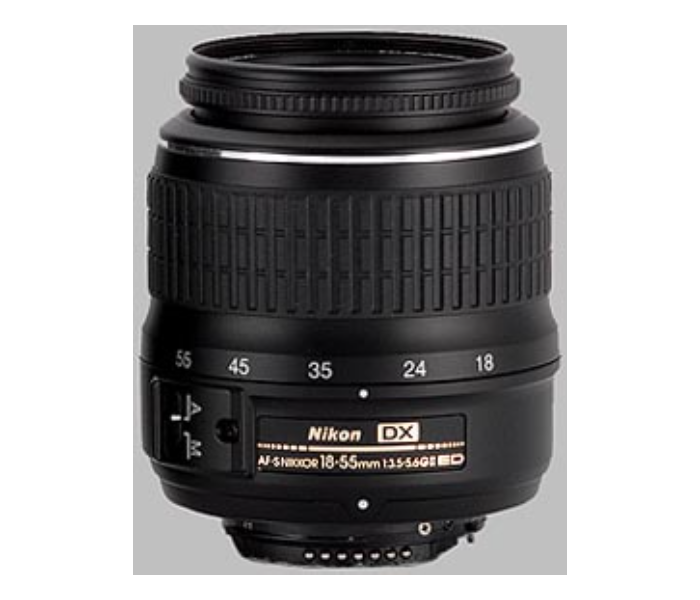 Nikon AFS DX 18-55MM Nikkor F3.5-5.6G ED II Camera Lens - Zoom Image 2