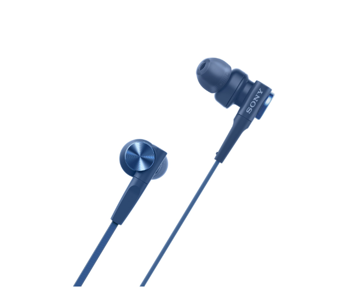 Sony MDR-XB55AP Wired Extra Bass In-Ear Headphones With Mic For Phone Calls - Blue - Zoom Image 4