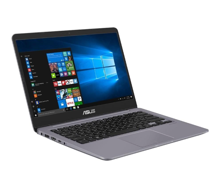 Asus Vivobook S410UF-EB242T 8GB RAM 1TB HDD 256S 14.0 Inch Intel Core i7 8550U Processor NVIDIA Graphics Windows 10 Home - Grey - Zoom Image 1