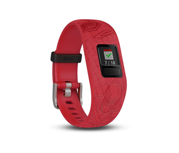 Garmin 010-01909-1B Vivofit Jr2 Adjustable Dark Side Star Wars Activity Tracker For Kids - Red - Zoom Image 5