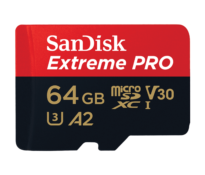 Sandisk SDSQXCY-064G-GN6MA 64GB Extreme Pro Micro SDXC Memory Card - Zoom Image