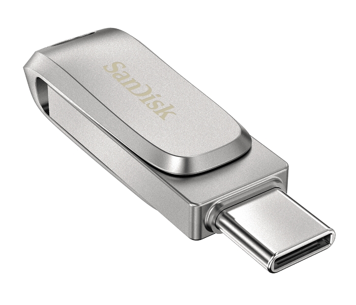 Sandisk SDDDC4-032G-G46 32GB Ultra Dual Drive Luxe Type-C Flash Drive - Silver - Zoom Image 3