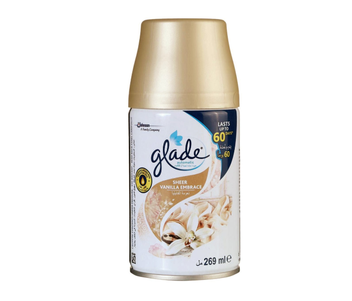 Glade 269ml 3 in 1 Sheer Vanilla Embrace Automatic Spray Air Freshener - Zoom Image