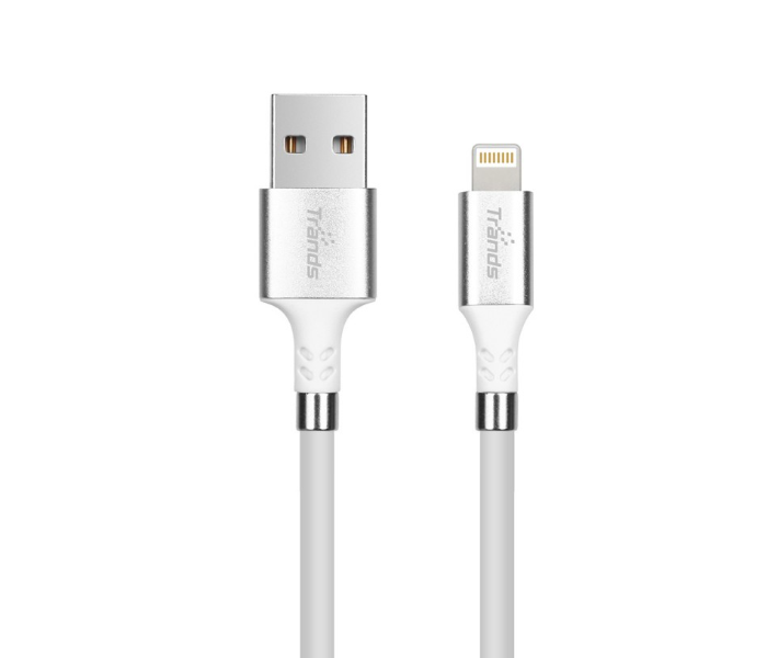 Trands TR-CA569 Magnetic Absorption Lightning Data Cable - White - Zoom Image 2