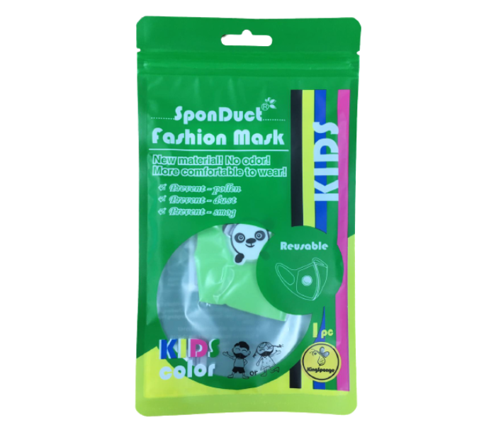 Spon Duct Fashion Mask for Kids - Green - Zoom Image