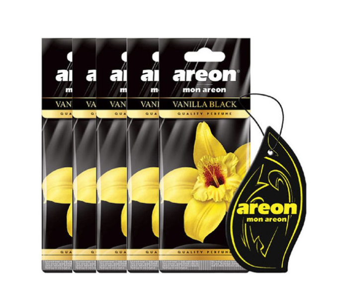 Areon Vanilla 5 Piece Car Perfume - Black - Zoom Image