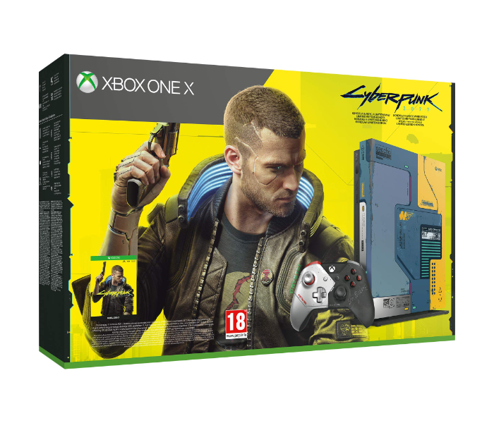 Microsoft Xbox One X 1TB Cyberpunk 2077 Limited Edition Bundle - Zoom Image 1