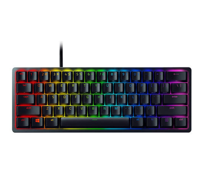 Razer Huntsman Mini Gaming PBT Chroma RGB Keyboard With Clicky Optical Switches - Black - Zoom Image 1