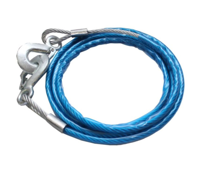 Tow Rope With Safety Hooks - Blue - Zoom Image