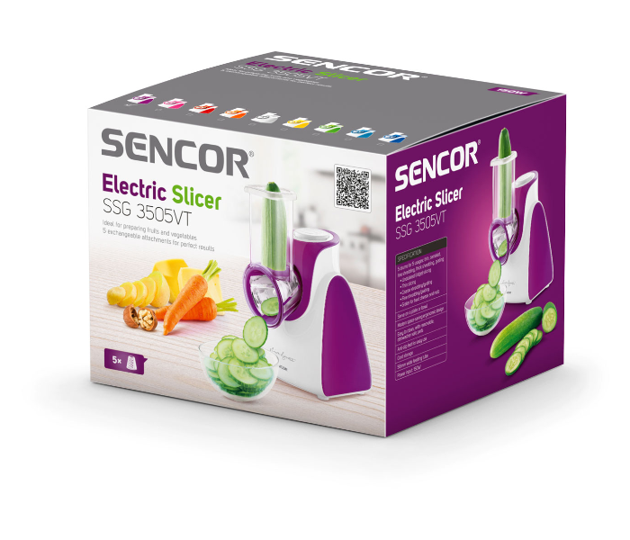 Sencor SSG 3505VT 150 Watts Electric Grater - Violet - Zoom Image 4