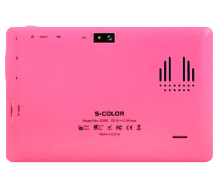 S-Color S200 7 Inch 2GB RAM 16GB WiFi Android Tablet- Pink - Zoom Image 3