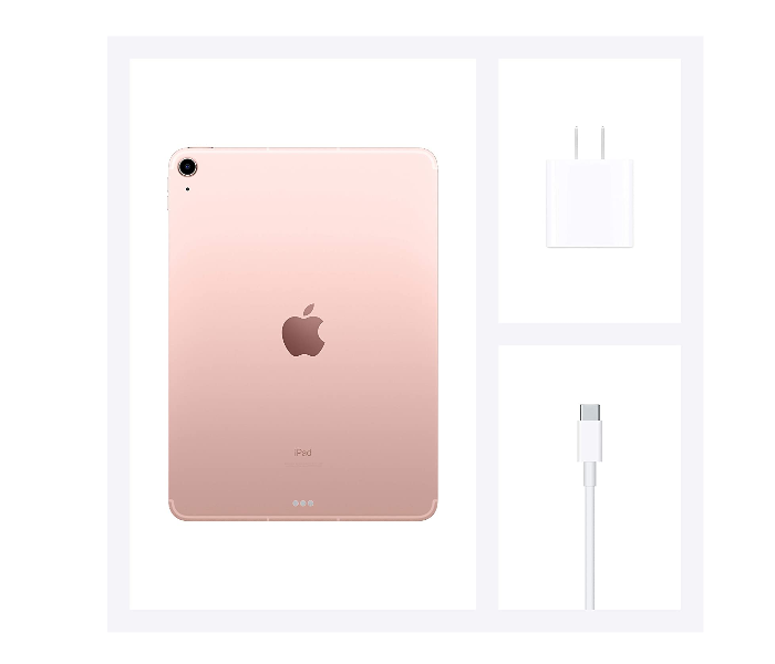 Apple iPad Air 10.9 inch 4th Generation 2020 WiFi and Cellular 256GB - Rose Gold - Zoom Image 7