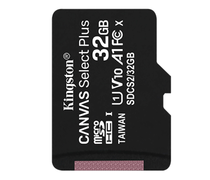 Kingston SDCS32GB 32GB Canvas Select Plus microSD Card with Adapter - Black - Zoom Image 3