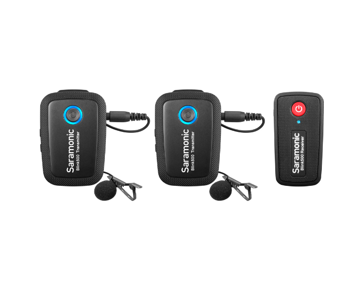 Saramonic BLINK500 B2 2.4GHz Dual-Channel Wireless System with Lavalier Microphone - Zoom Image 1