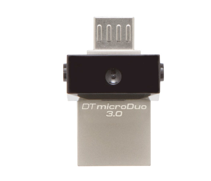 Kingston DTDUO3 32GB DataTraveler MicroDuo USB Flash Drive - Black - Zoom Image 2