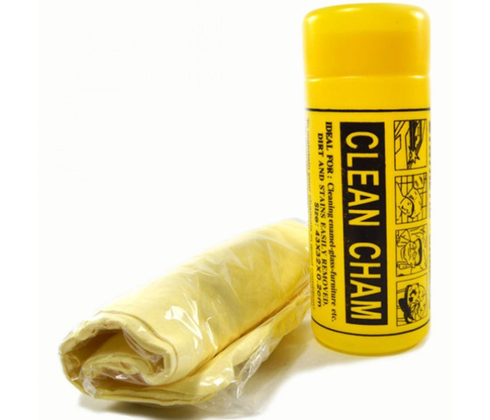 Clean Cham Wet And Dry Cotton Cleaning Cloth - Yellow - Zoom Image