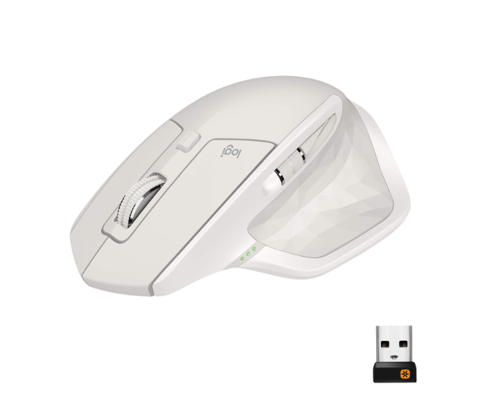 Logitech Mx Master 2S Bluetooth Mouse - Light Gray - Zoom Image 1