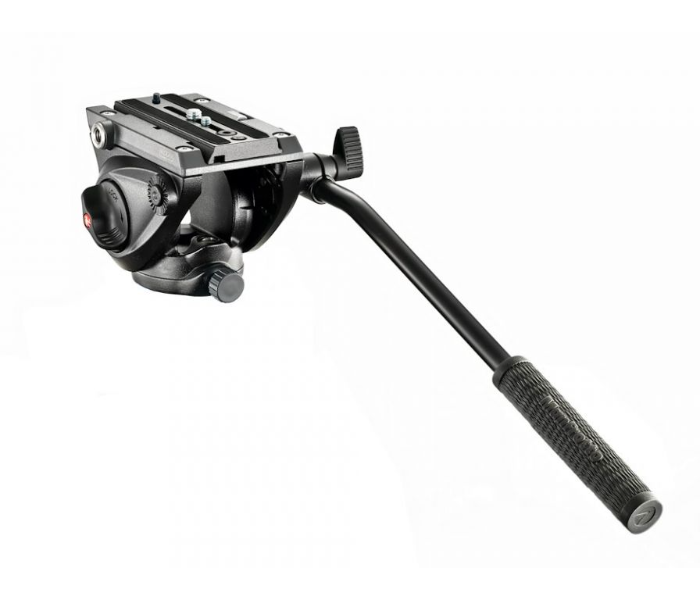 Manfrotto MVH500AH Fluid Video Head with Flat Base - Black - Zoom Image 1