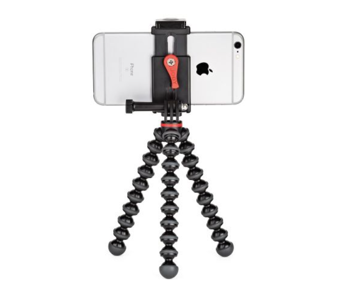 Joby JB01515-BWW GripTight Action Kit For Smartphones And Action Cameras – Black and Red - Zoom Image 1