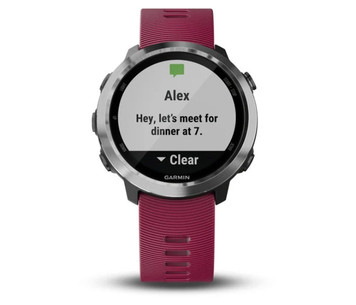 Garmin 010-01863-31 Forerunner 645 Music with Cherry Coloured Band - Zoom Image 10