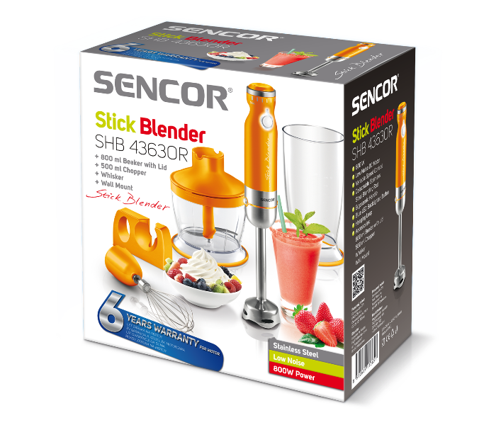 Sencor SHB4363OR Hand Blender - Orange - Zoom Image 7