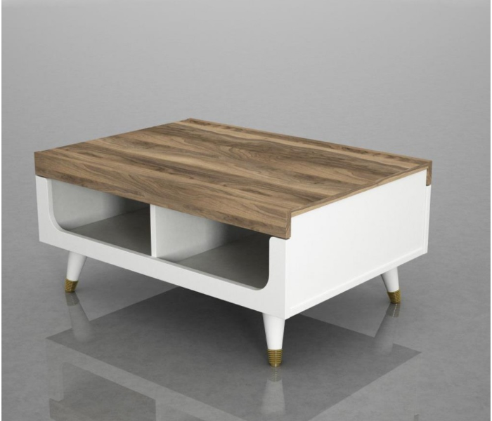 Pretty 1 Carton Coffee Table - Beige and White - Zoom Image 2