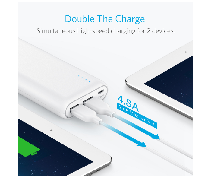 Anker A1271 20100mAh Powercore Power Bank  - White - Zoom Image 3