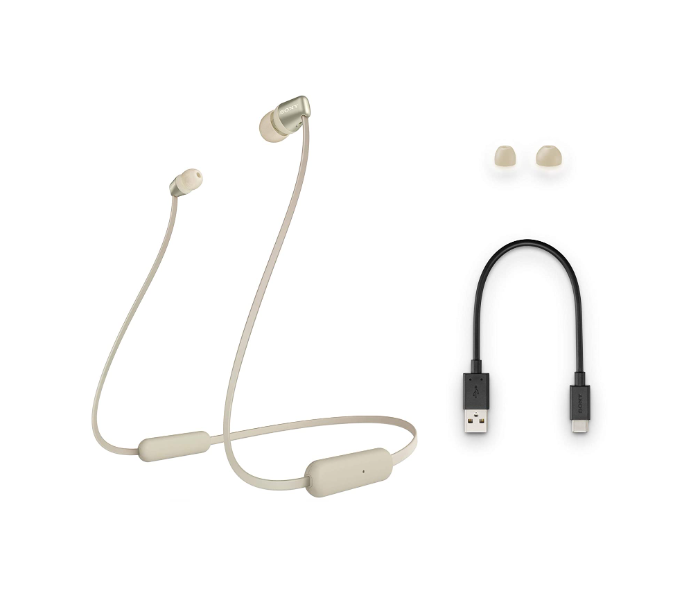 Sony WI-C310 Wireless In-Ear Headphones With Bluetooth Version 5.0 Headset With Mic For Phone Calls - Gold - Zoom Image 4