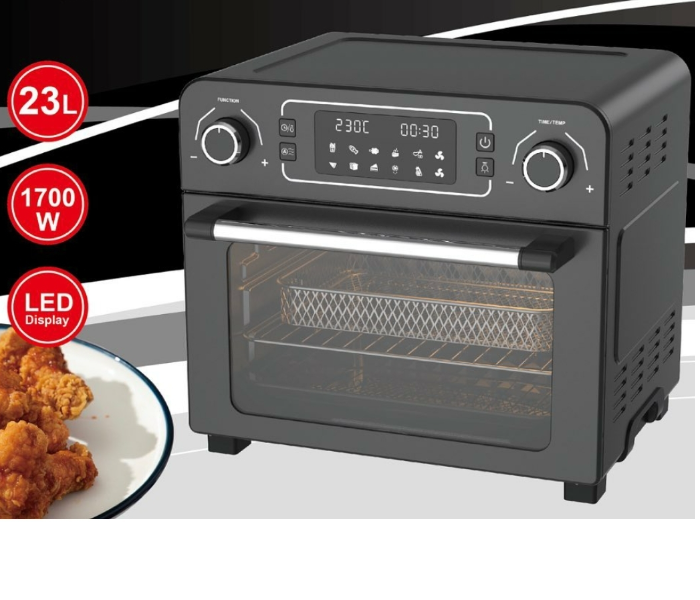 Mebashi ME-AF0996 23 Litre 1700W 10 Present Menu Air Fryer Oven - Black - Zoom Image