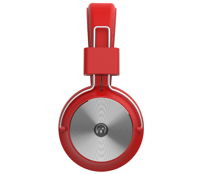 Microdigit MD330T Premium Wireless Stereo Headphone - Red - Zoom Image 2