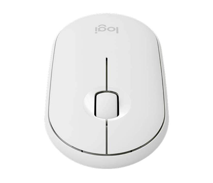 Logitech Pebble M350 Wireless Mouse with Bluetooth or USB - White - Zoom Image 3