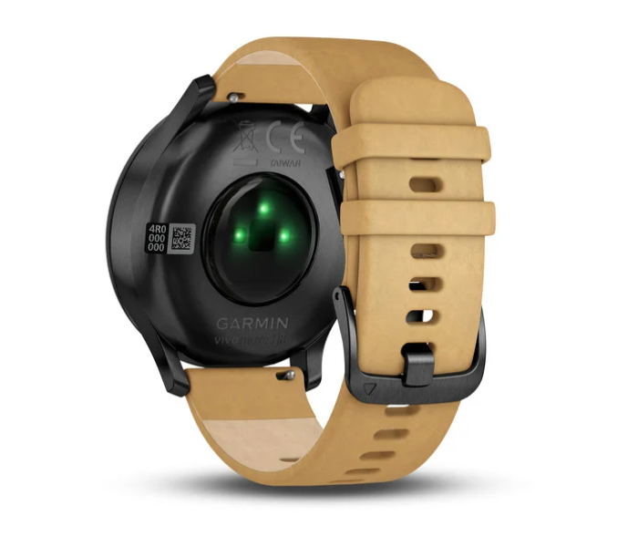 Garmin 010-01850-00 Vivomove HR Premium with Tan Suede Band – Onyx Black - Zoom Image 5