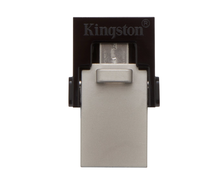 Kingston DTDUO3 32GB DataTraveler MicroDuo USB Flash Drive - Black - Zoom Image 3